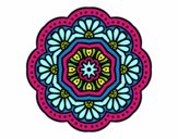 Mandala mosaico modernista