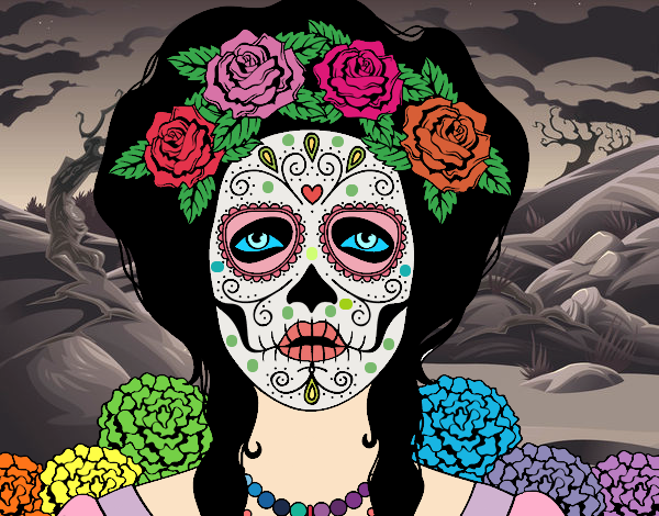 Mujer calavera mejicana