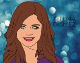 Dibujo Selena Gomez sonriendo pintado por alondra31