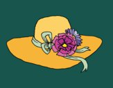 Dibujo Sombrero con flores pintado por queyla