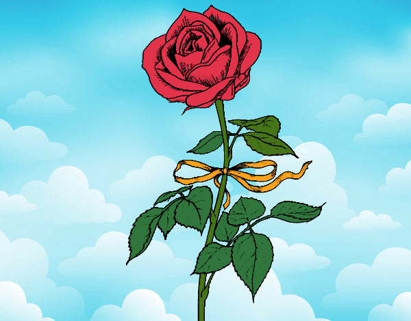  Dibujo de Una rosa pintado por Queyla en Dibujos.net el día