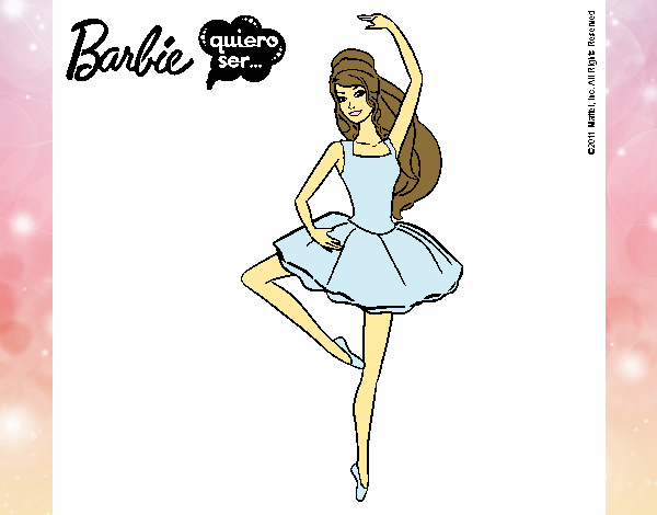 Dibujo Barbie bailarina de ballet pintado por SUPERDUPER