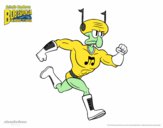 Dibujo Bob Esponja - Desafinardo corriendo pintado por SUPERDUPER