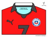 Camiseta del mundial de fútbol 2014 de Chile