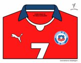 Camiseta del mundial de fútbol 2014 de Chile