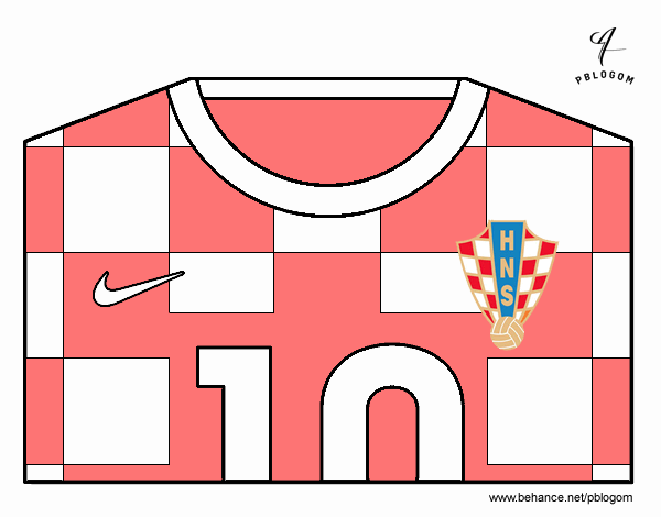 Camiseta del mundial de fútbol 2014 de Croacia