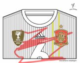 Camiseta del mundial de fútbol 2014 de España