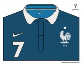 Camiseta del mundial de fútbol 2014 de Francia