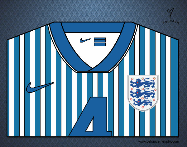 Camiseta del mundial de fútbol 2014 de Inglaterra