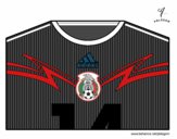 Camiseta del mundial de fútbol 2014 de México