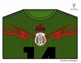 Camiseta del mundial de fútbol 2014 de México