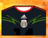 Camiseta del mundial de fútbol 2014 de México