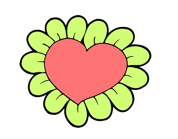 Corazón flor