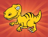 Dinosaurio velociraptor