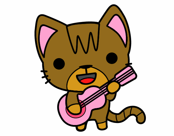 Gato guitarrista