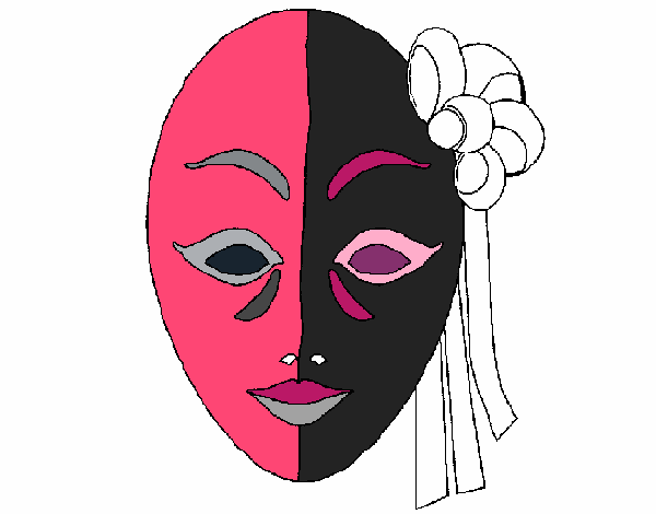 Dibujo Máscara italiana pintado por yenire12