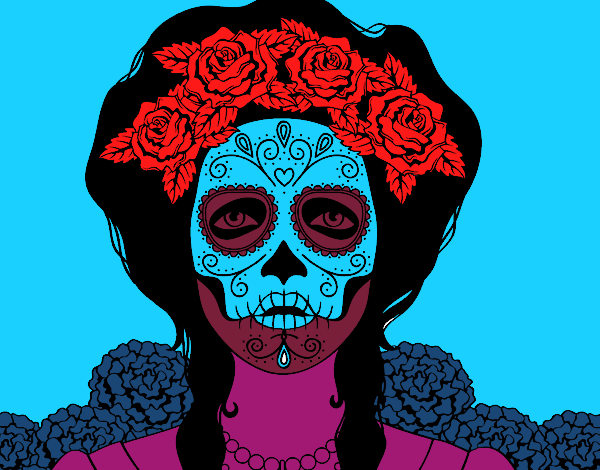 Mujer calavera mejicana