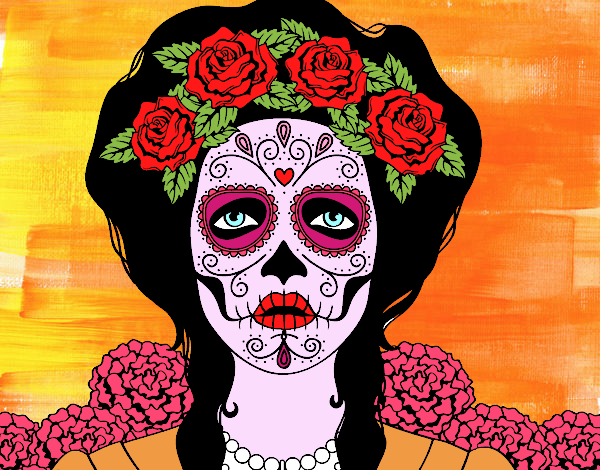 Mujer calavera mejicana