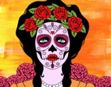 Mujer calavera mejicana