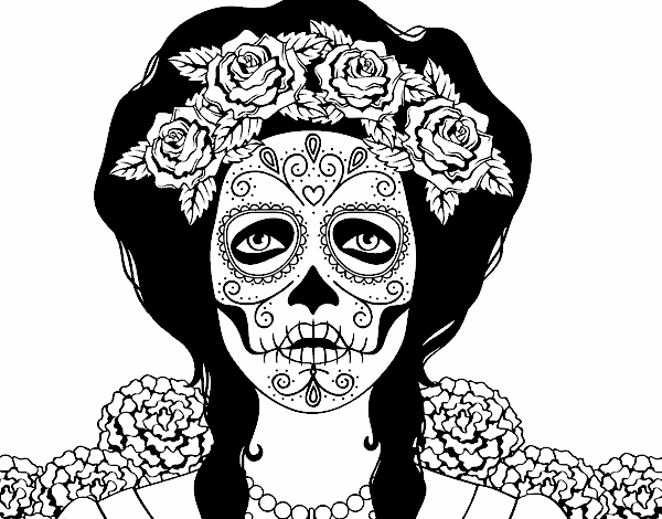 Mujer calavera mejicana