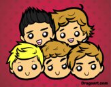 Dibujo One Direction 2 pintado por samy5