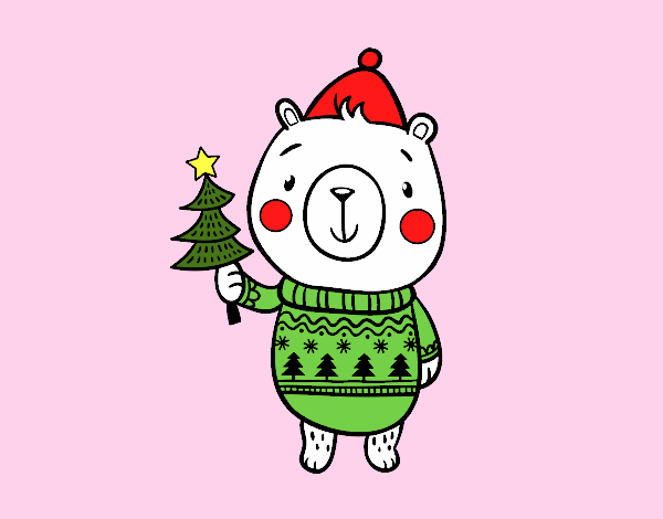 Oso navideño