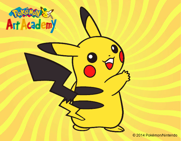 Pikachu de espaldas