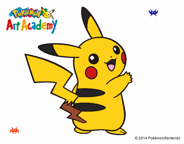 Pikachu de espaldas