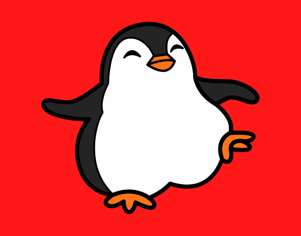 Pingüino bailando