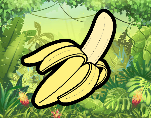 Dibujo Plátano pintado por dianita12