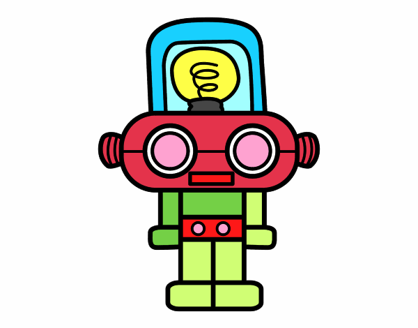 El robot se pone rojo