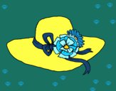 Dibujo Sombrero con flores pintado por tilditus