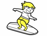 Surf con tabla