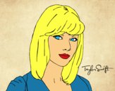 Dibujo Taylor Swift pintado por tilditus