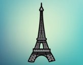 Dibujo Torre Eiffel pintado por iren2006