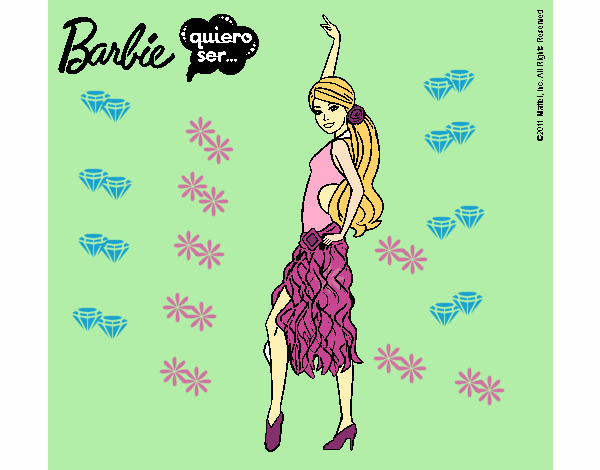 barbie flamenca