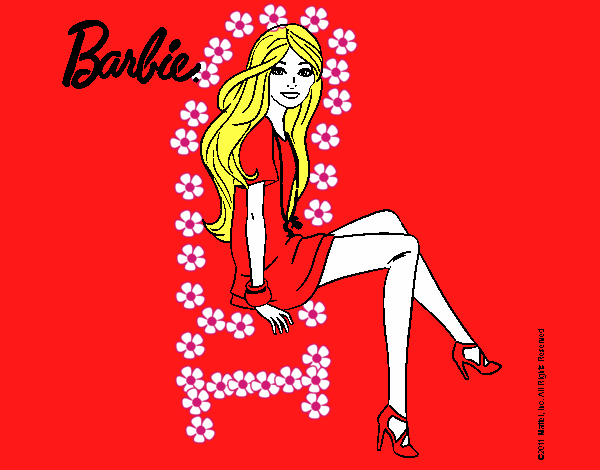 Barbie sentada