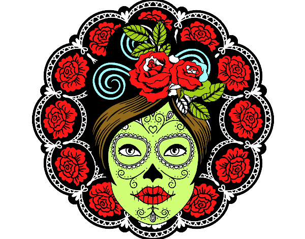 Calavera mejicana femenina