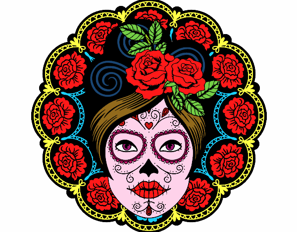 Calavera mejicana femenina