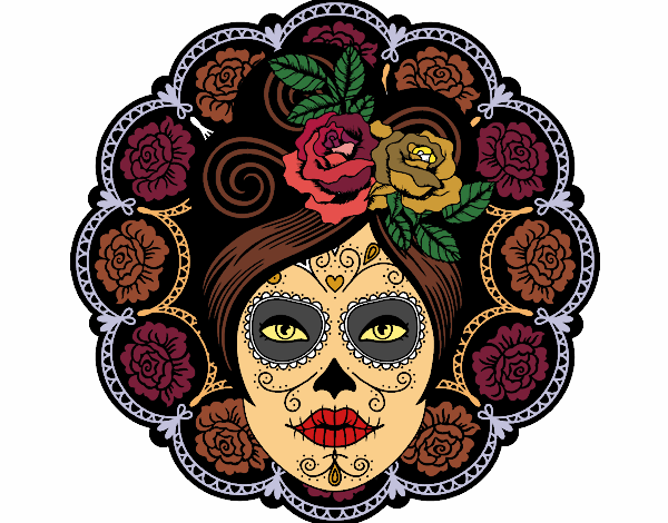 Calavera mejicana femenina