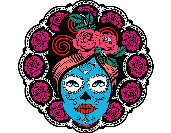 Calavera mejicana femenina