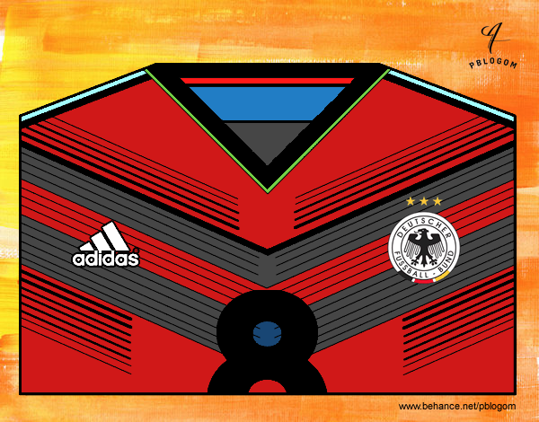 Camiseta del mundial de fútbol 2014 de Alemania