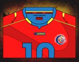 Camiseta del mundial de fútbol 2014 de Costa Rica