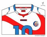 Camiseta del mundial de fútbol 2014 de Costa Rica