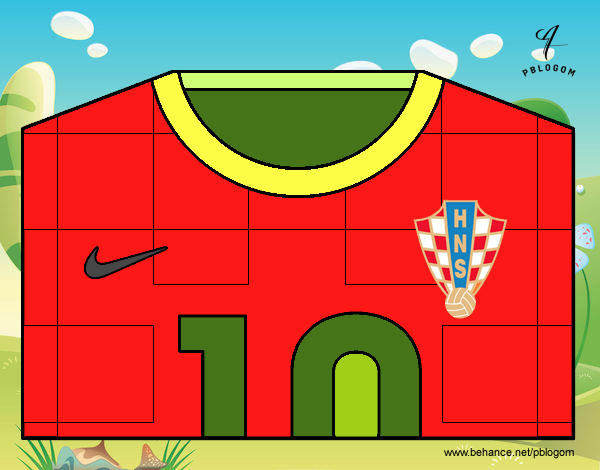 Camiseta del mundial de fútbol 2014 de Croacia