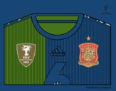 Camiseta del mundial de fútbol 2014 de España