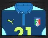 Camiseta del mundial de fútbol 2014 de Italia