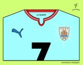 Camiseta del mundial de fútbol 2014 de Uruguay