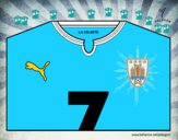 Camiseta del mundial de fútbol 2014 de Uruguay