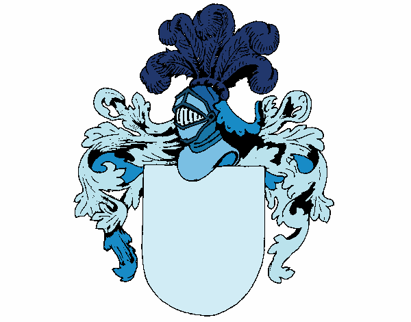 Escudo de armas y casco